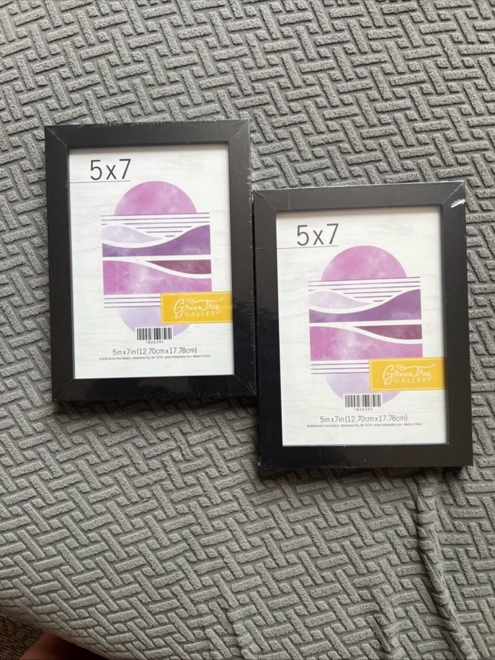 Green Tree Gallery Black 5x7 Picture Frame Set of 2